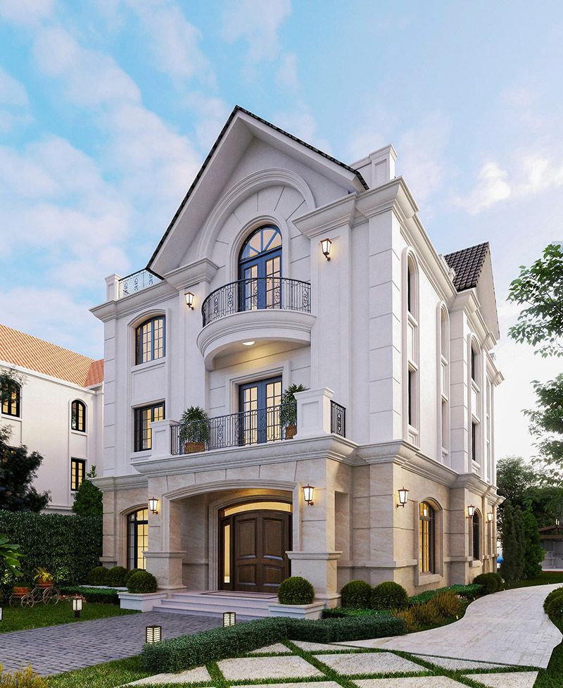 Bán biệt thự Vinhomes Yên Thường Đông Anh hướng Đông - DT: 200m2 x 3 tầng 1 tum bàn giao ngoài