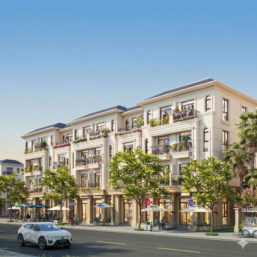 Bán nhà liền kề hướng Đông Vinhomes Yên Thường Đông Anh vừa ở, vừa kinh doanh - Xây thô mặt trong