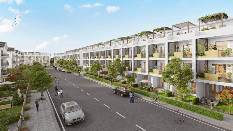 Bán shophouse hướng Bắc Thiên Hà 3 - 30m vài bước ra công viên diện tích 65.1m2 Vinhomes Dương Kinh