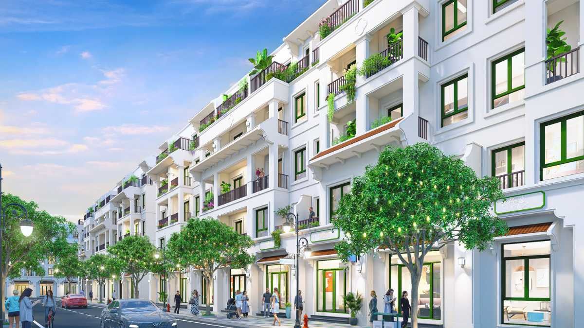 Bán nhà phố shophouse Thiên Hà 8A Đông Nam vừa ở, vừa kinh doanh DT 58.5m2 Vinhomes Golden City
