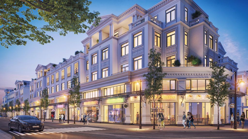 Cho thuê shophouse Vinhomes Marina căn góc khu San Hô - DT: 87m2 x 4 tầng, MT: 9m hoàn thiện đẹp