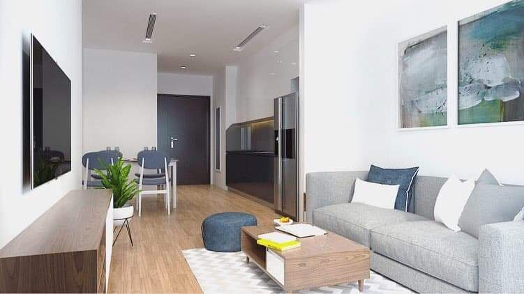 Cho thuê căn hộ 2 phòng ngủ 73.05m2 Vinhomes Metropolis tòa M2 - Nội thất đầy đủ