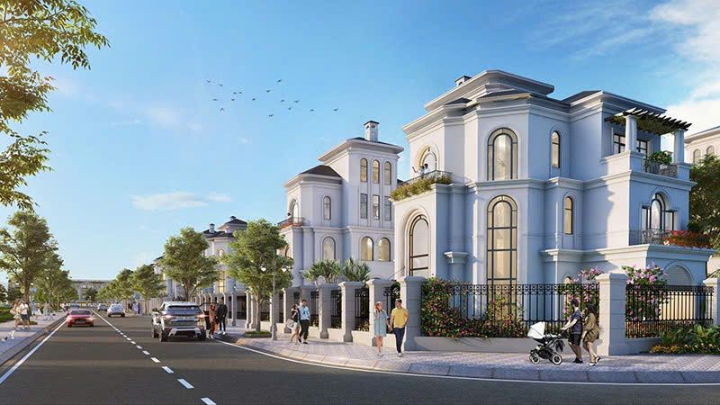 Cần bán biệt thự song lập Tây Nam gần công viên diện tích lớn x 3 tầng 1 tum Centerville Văn Giang