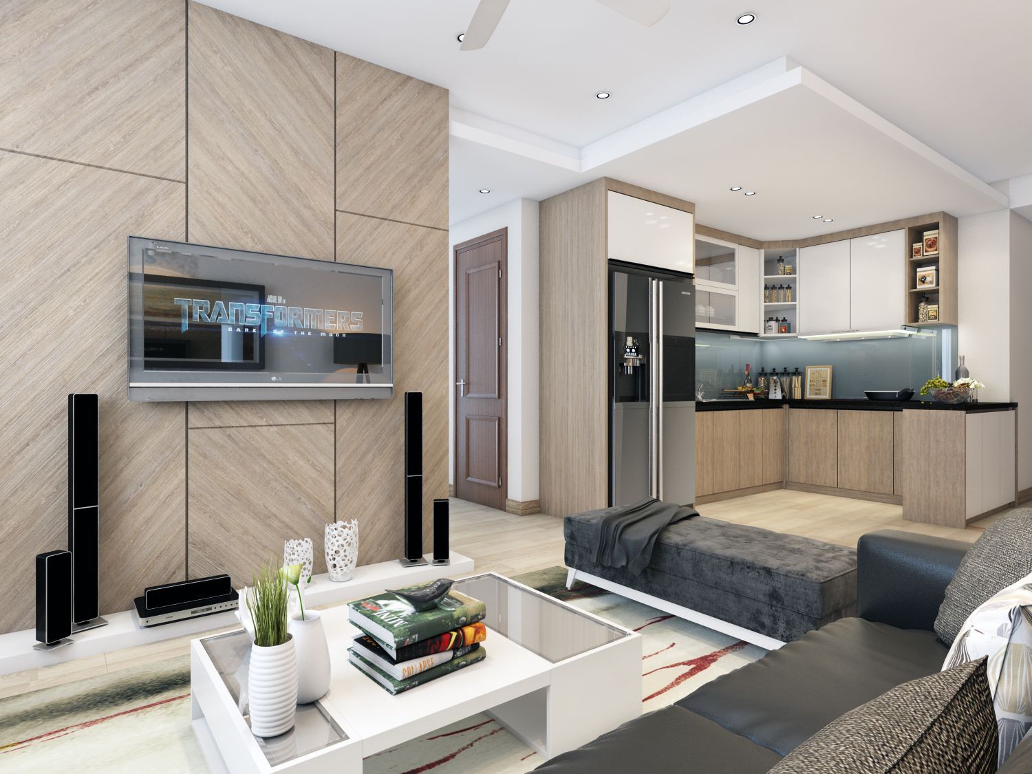 Cho thuê căn hộ penthouse đồ cơ bản tại Hà Nội Aqua Central