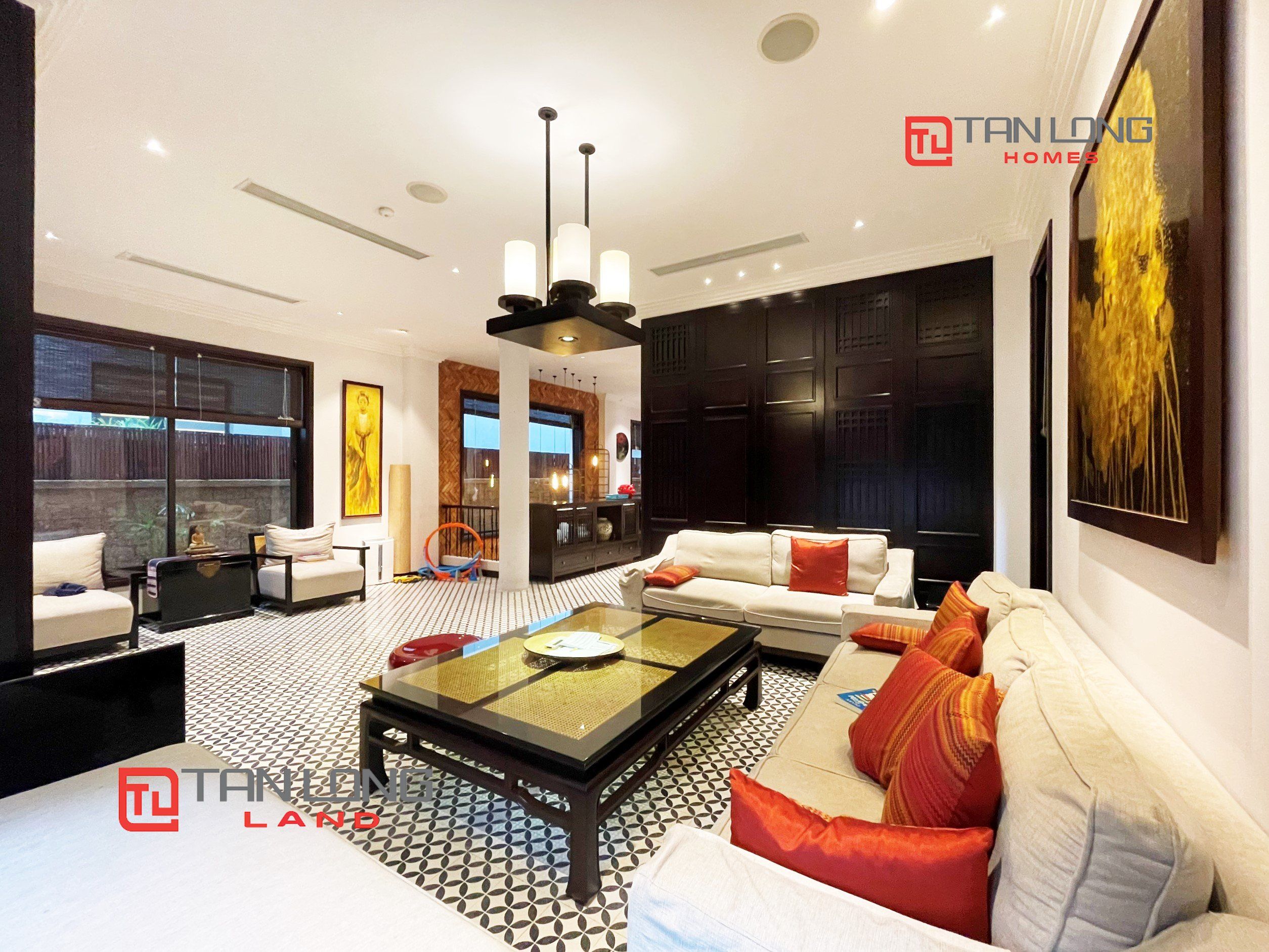 Cho thuê Biệt thự Indochine full nội thất sang trọng tại Vinhomes Riverside