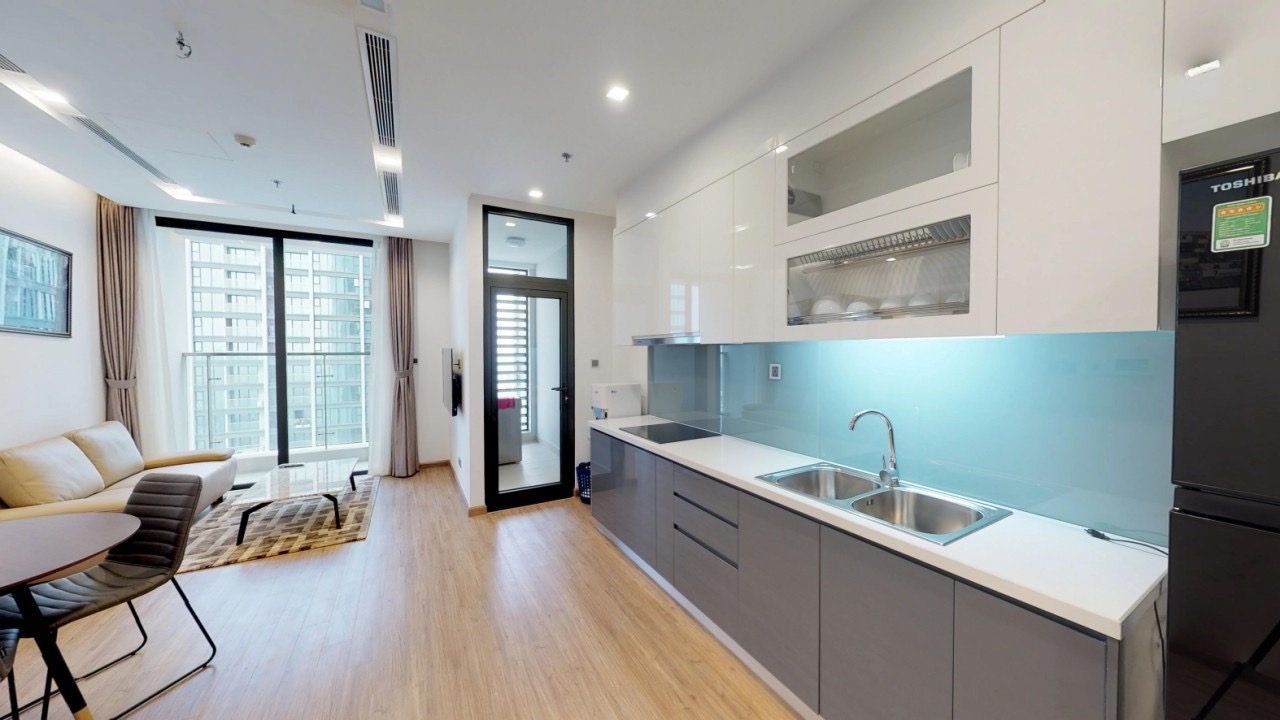 Cần bán căn hộ 1PN/55,52m2 tầng cao view thoáng full đồ view Hồ Tây tại M1 Vinhomes Metropolis