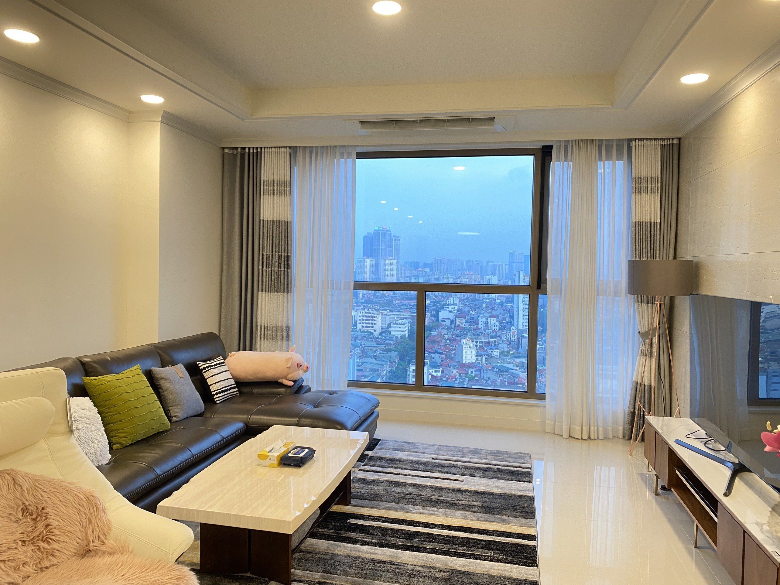 Cho thuê căn 3 ngủ 113m2 tầng cao view ngoại khu tòa 901B Starlake