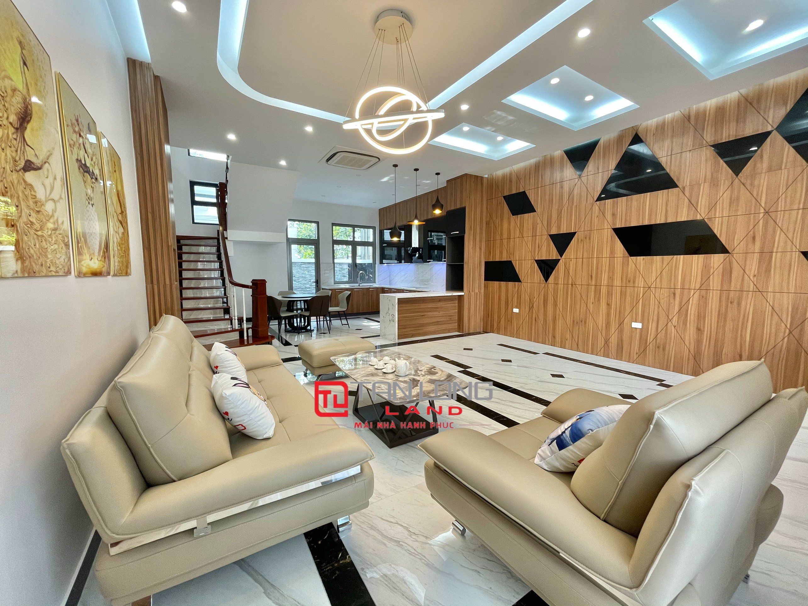 Cho thuê nhà liền kề 90m2 x 3 tầng full đồ tại Vinhomes The Harmony