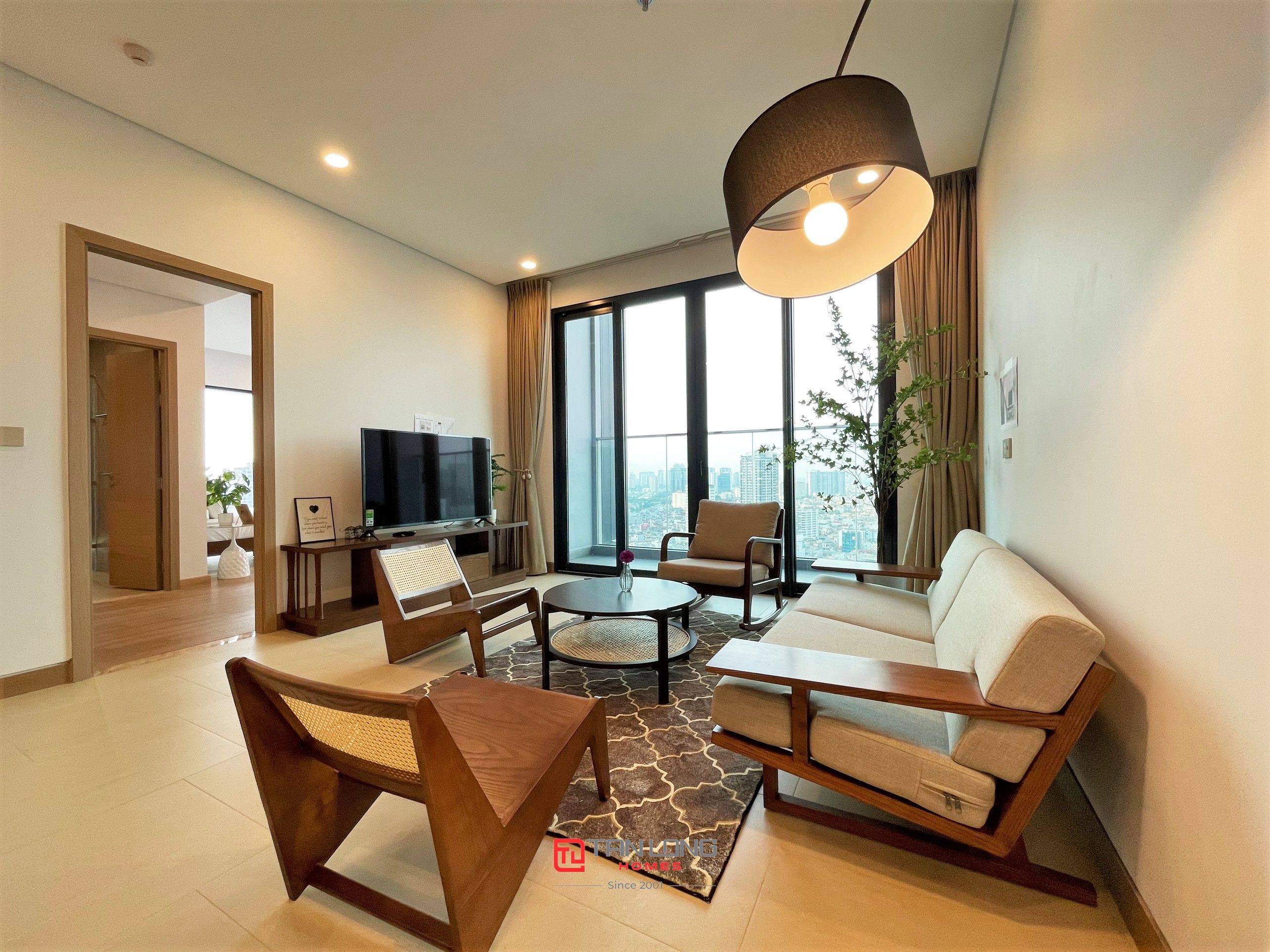 Cho thuê căn số 01 Lancaster Luminaire: 4PN/171m2 full đồ mới nguyên view thành phố
