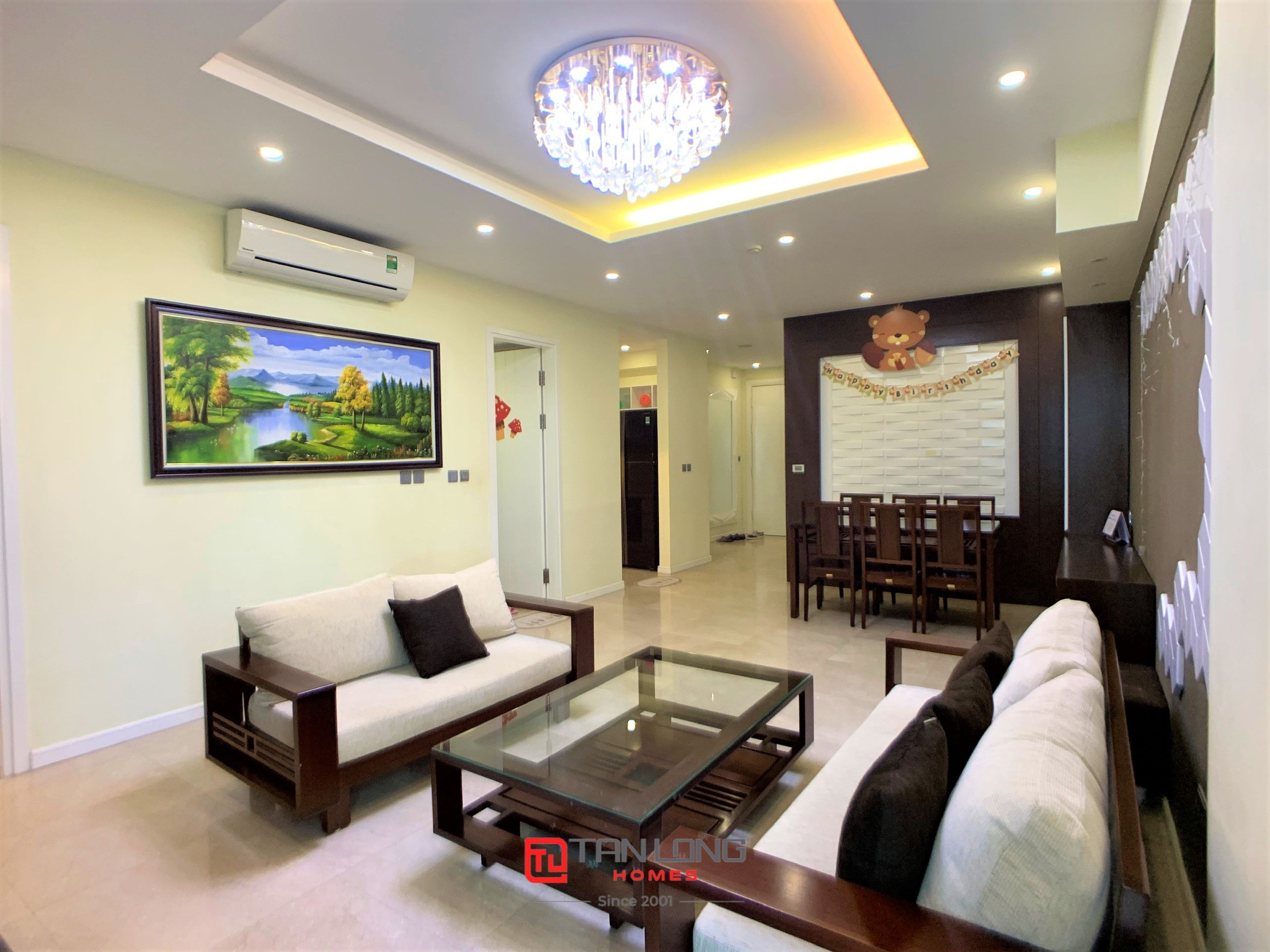 Chính chủ cho thuê căn 3 ngủ 114m2 full đồ giá tốt nhất tại L1 Ciputra