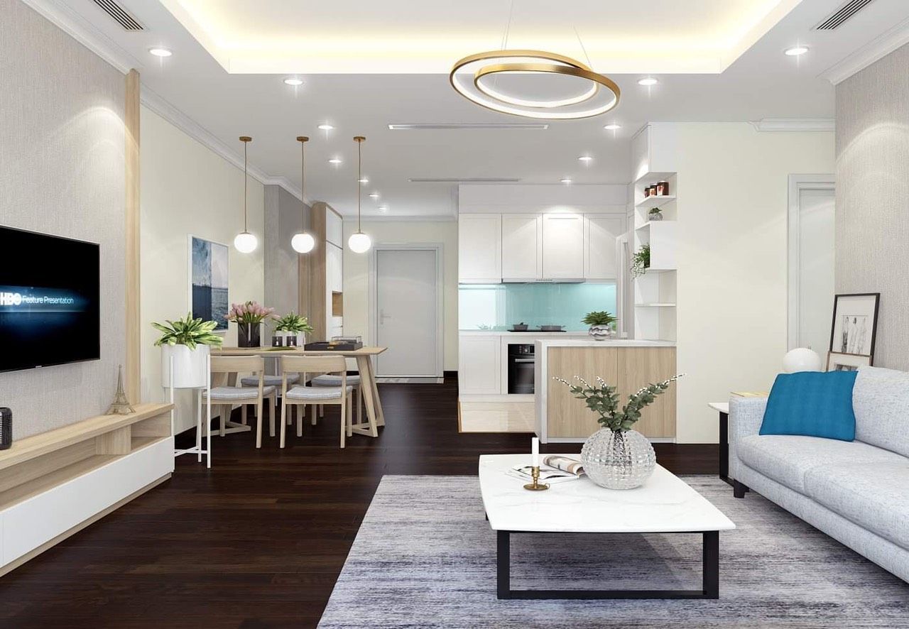 Cho thuê căn góc chung cư 3 phòng ngủ view công viên tại Vinhomes Sky Park Bắc Giang
