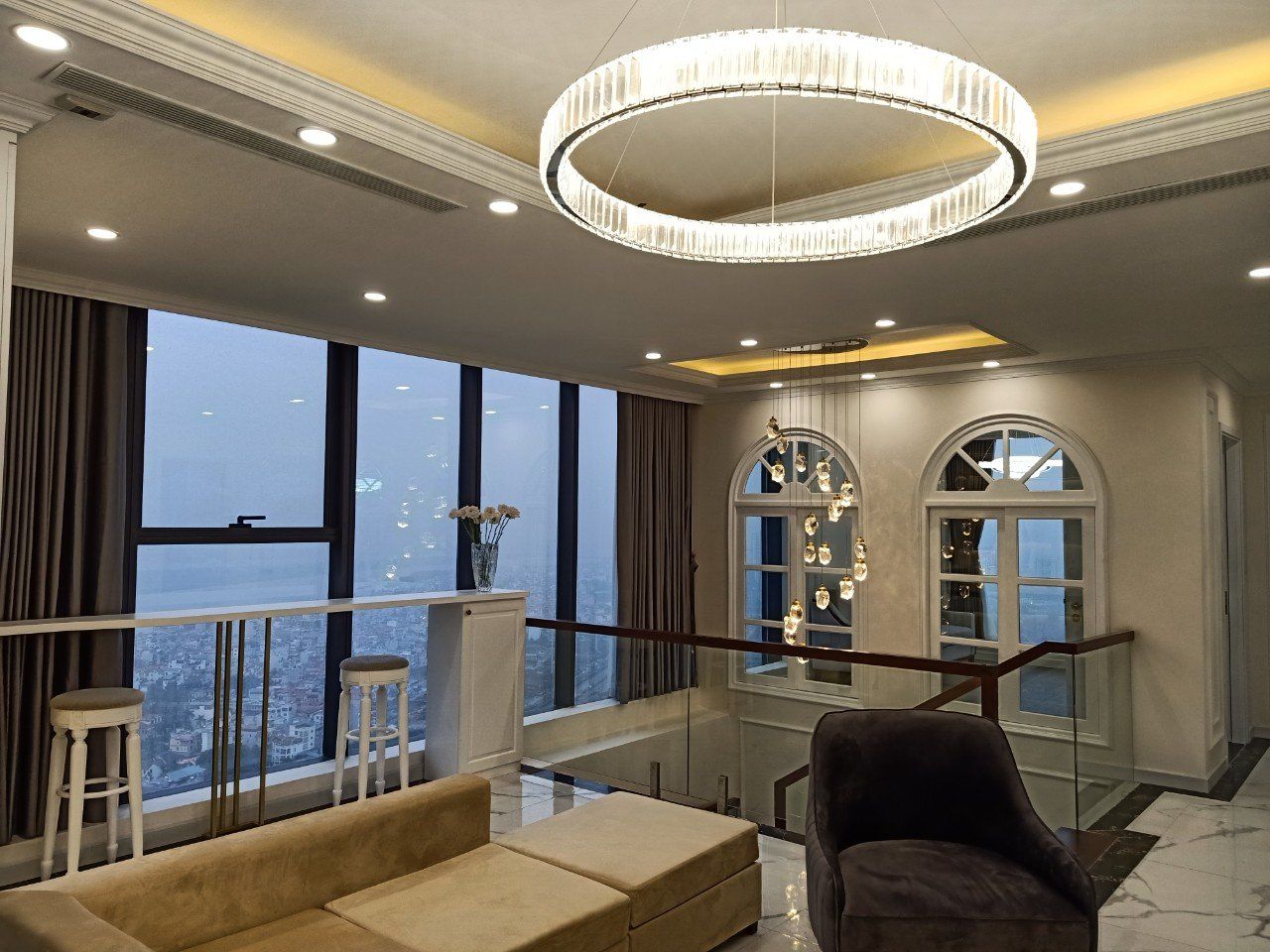 Căn Duplex tòa S5 hướng đẹp đủ đồ chung cư Sunshine City cho thuê