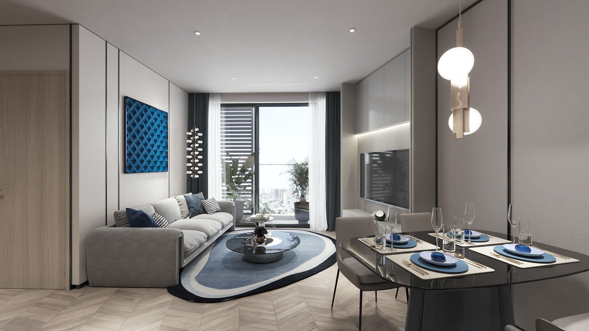 Mua căn hộ 3PN/2WC tầng cao tòa Y4 Đông Tứ Trạch view Panorama Imperia Signature Cổ Loa
