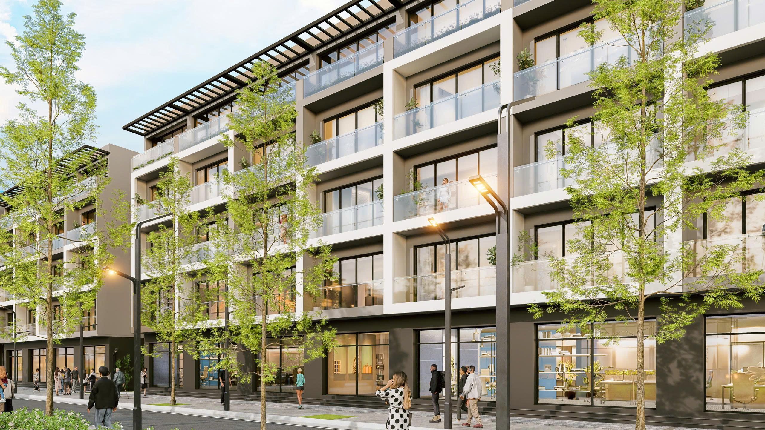 Bán shophouse hướng Đông mặt tiền rộng thoáng, kinh doanh thuận lợi DT: 75m2 Hanoi Oriental Gia Lâm