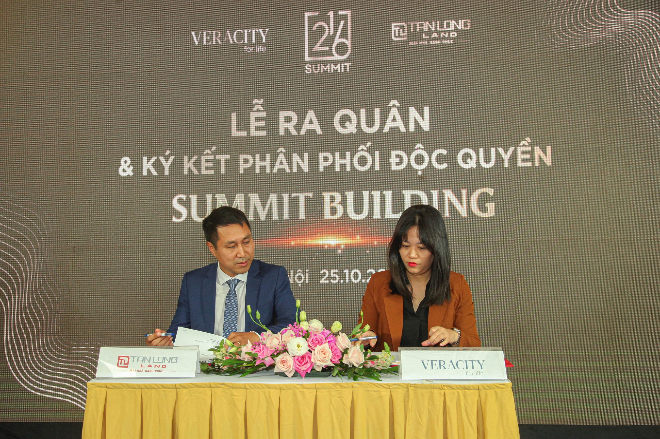 Nghi lẽ ký kết hợp tác chiến lược giữa Tân Long Land và Veracity