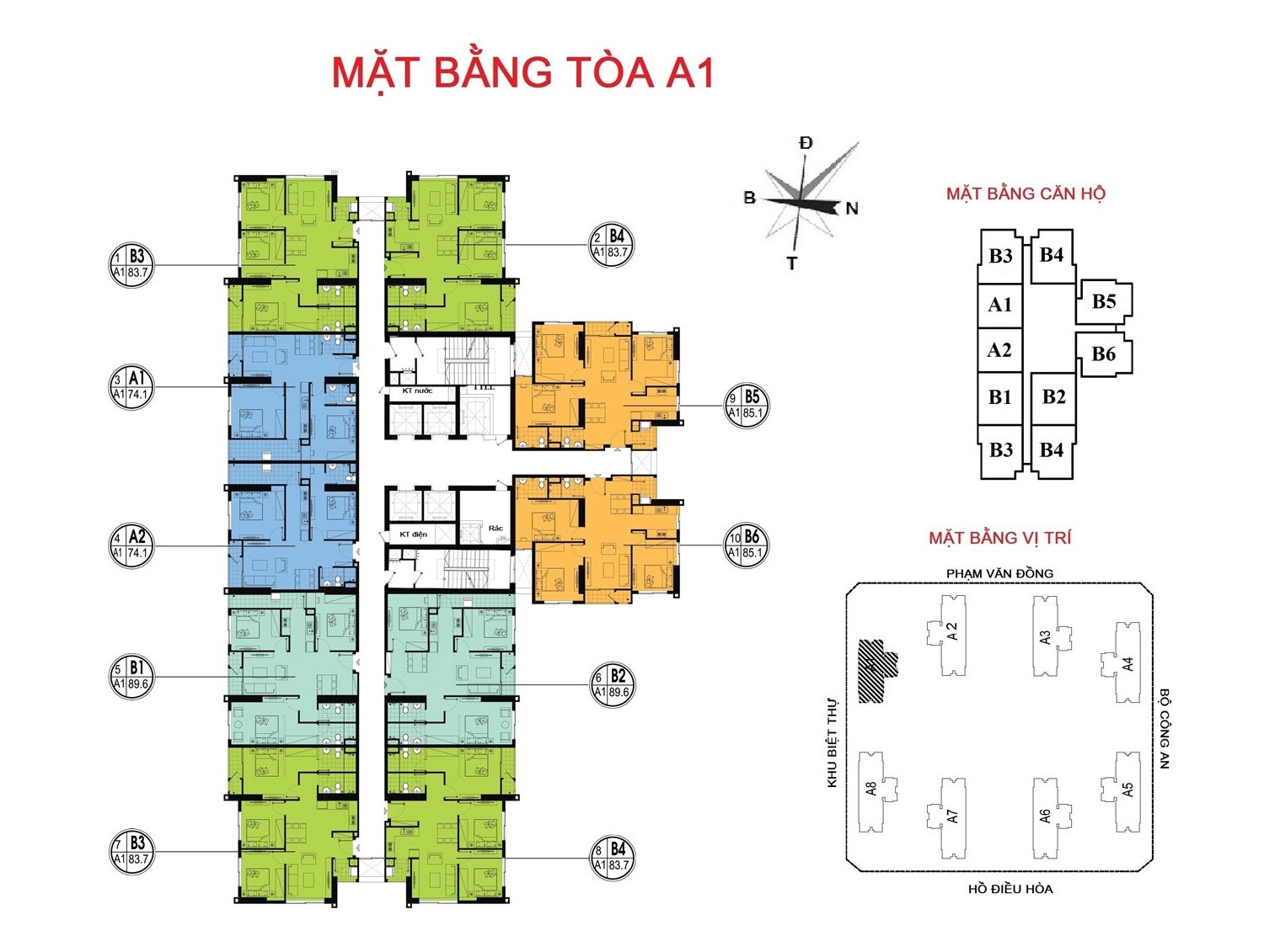 Mặt bằng thiết kế căn hộ chung cư An Bình