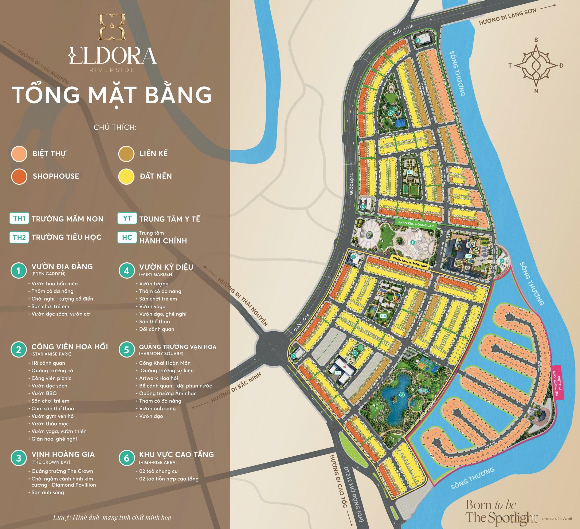 Bán biệt thự Eldora Riverside Hữu Lũng, Lạng Sơn