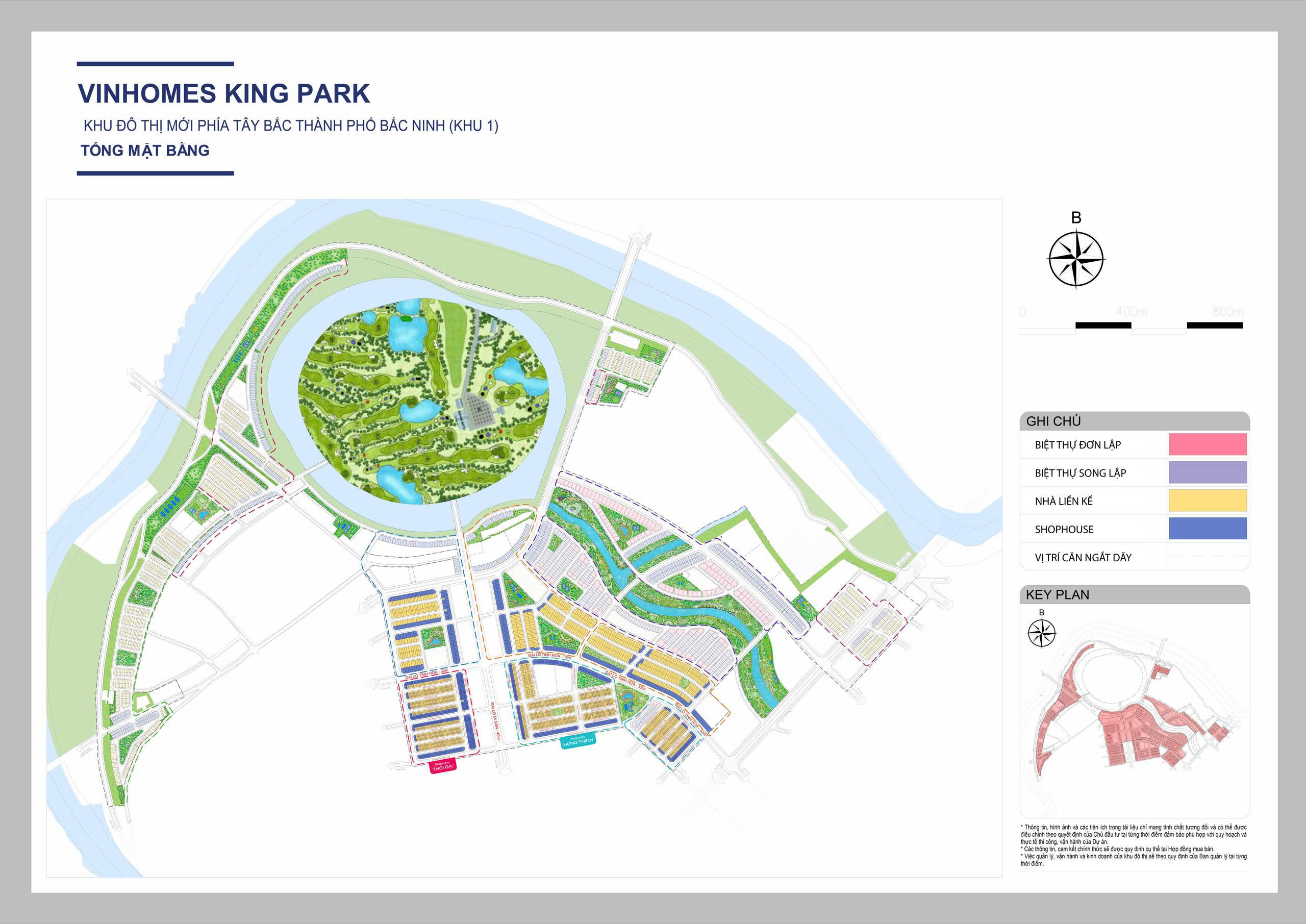 Phân khu Hưng Thịnh Vinhomes Bắc Ninh (Vinhomes King Park)