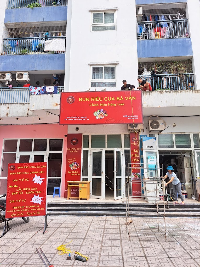 Bún lẩu riêu cua Bà Vân