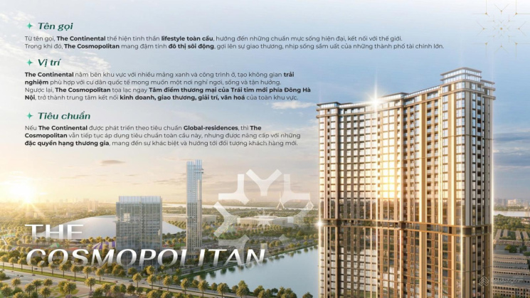 Có nên mua The Cosmopolitan Vinhomes Global Gate Cổ Loa? 