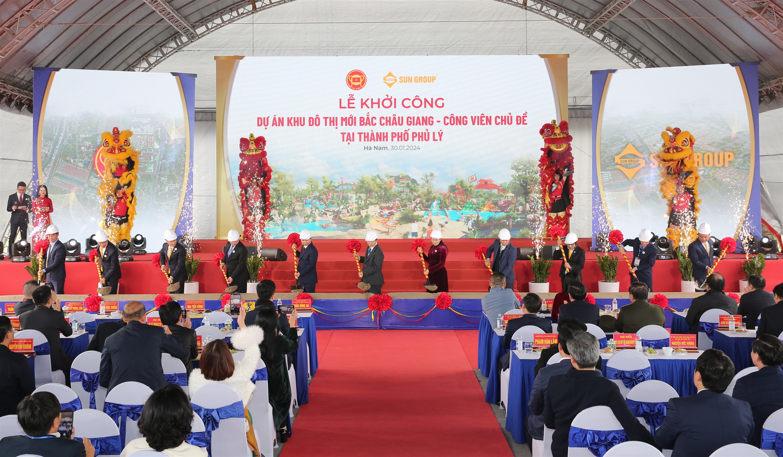 Tiến độ xây dựng dự án Sun Group Hà Nam