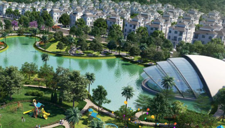 Đường đến dự án Vinhomes Green Villas