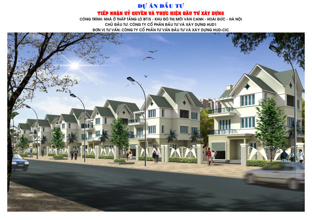giá bán khu đô thị Vân Canh