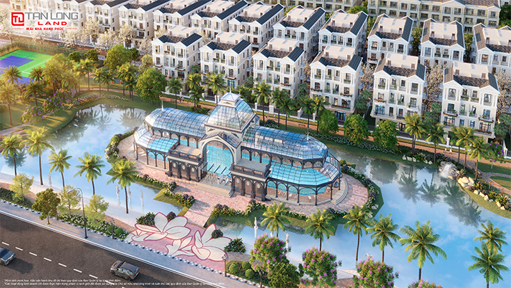 Hồ bơi pha lê tại dự án The Empire Vinhome Ocean Park 2