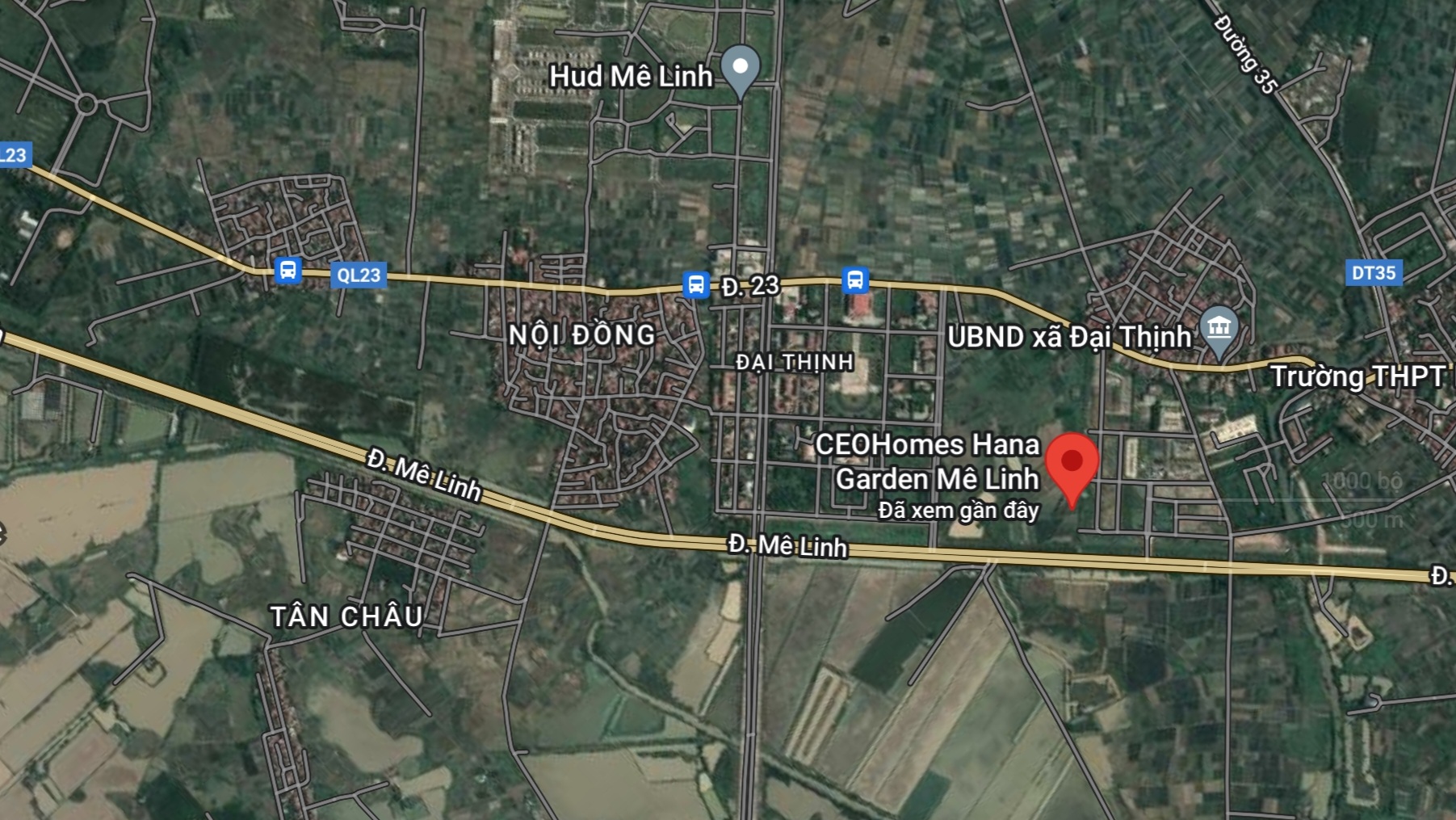 Vị trí CEOHomes Hana Garden trên bản đồ