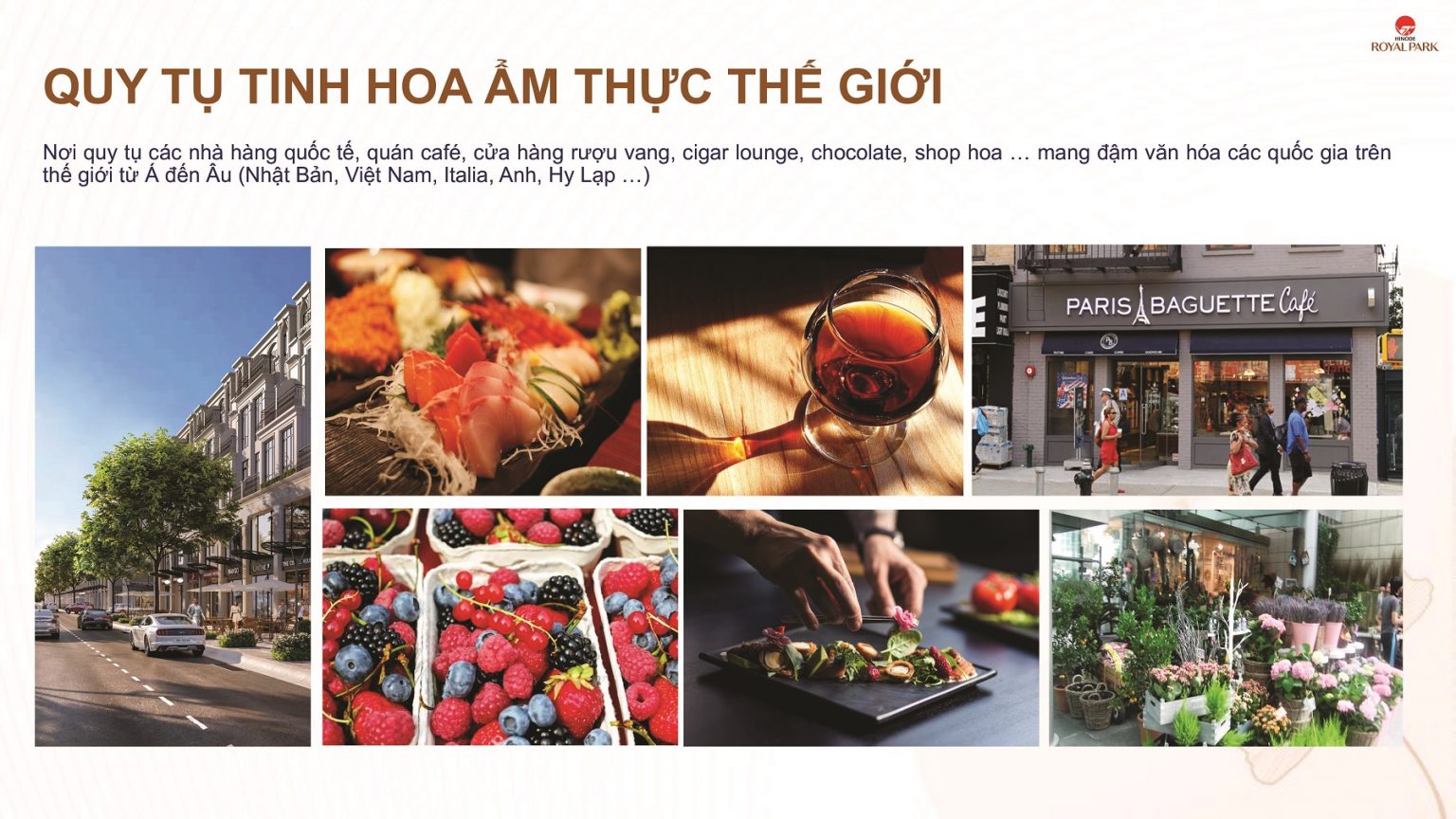 Hoạt động kinh doanh shophouse Hinode Royal Park