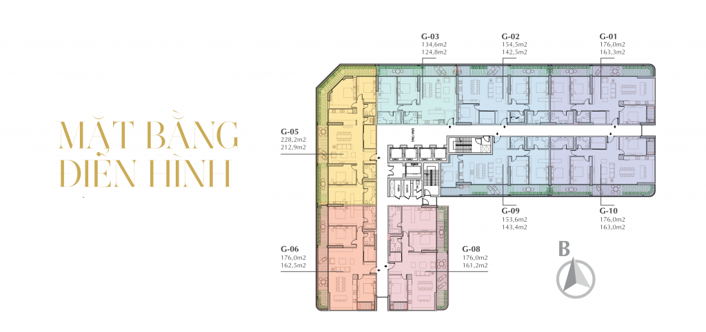 Mặt bằng thiết kế dự án Sunshine Golden River