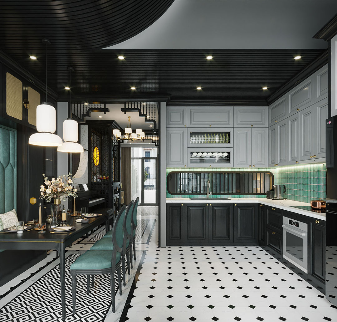 Phong cách thiết kế nội thất Indochine