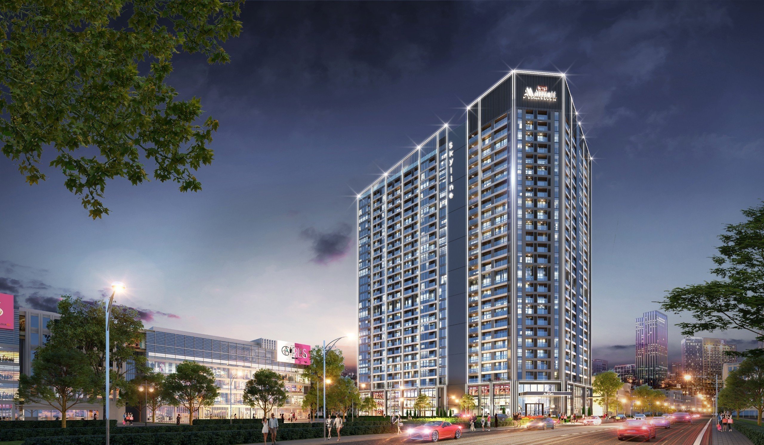 Mặt bằng thiết kế Skyline West Lake