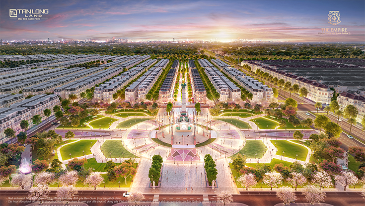 Quảng trường Empire tại đại đô thị Vinhome Ocean Park 2