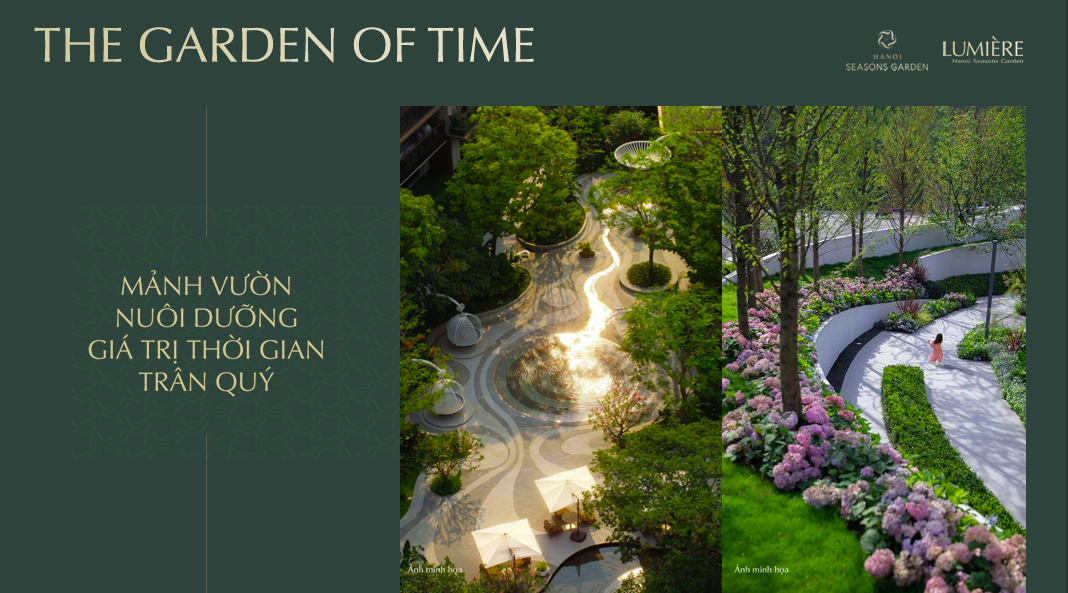 Nét đặc biệt Lumiere Hanoi Seasons Garden Nguyễn Trãi