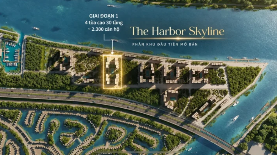 Quy hoạch The Harbor Skyline và nghệ thuật phân bổ không gian đô thị vương giả