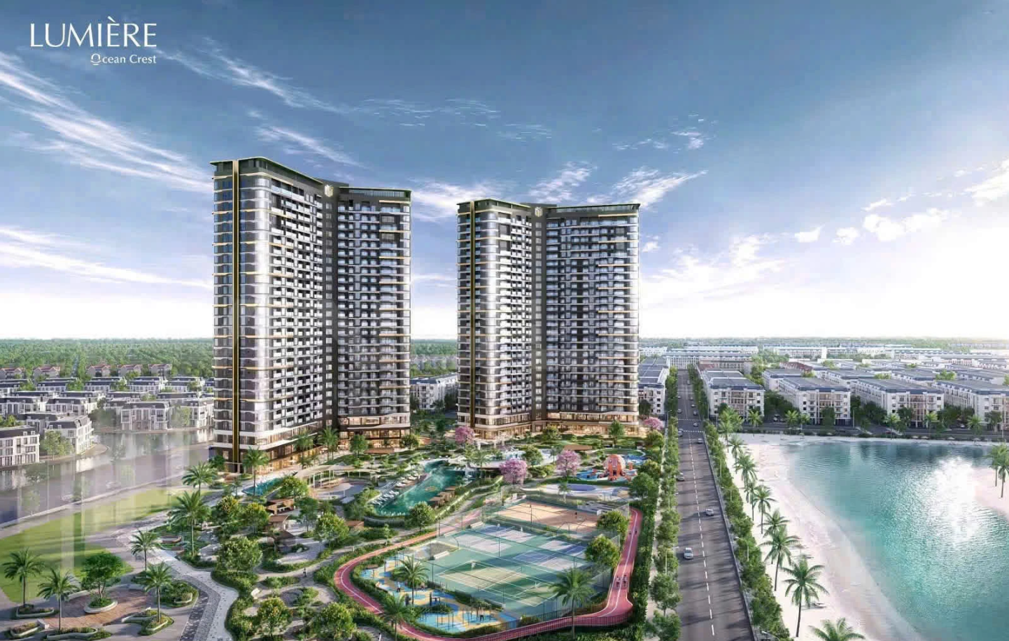 Phân khu The GLOW Lumiere Ocean Crest và bản giao hưởng hoàng hôn giữa lòng đại đô thị