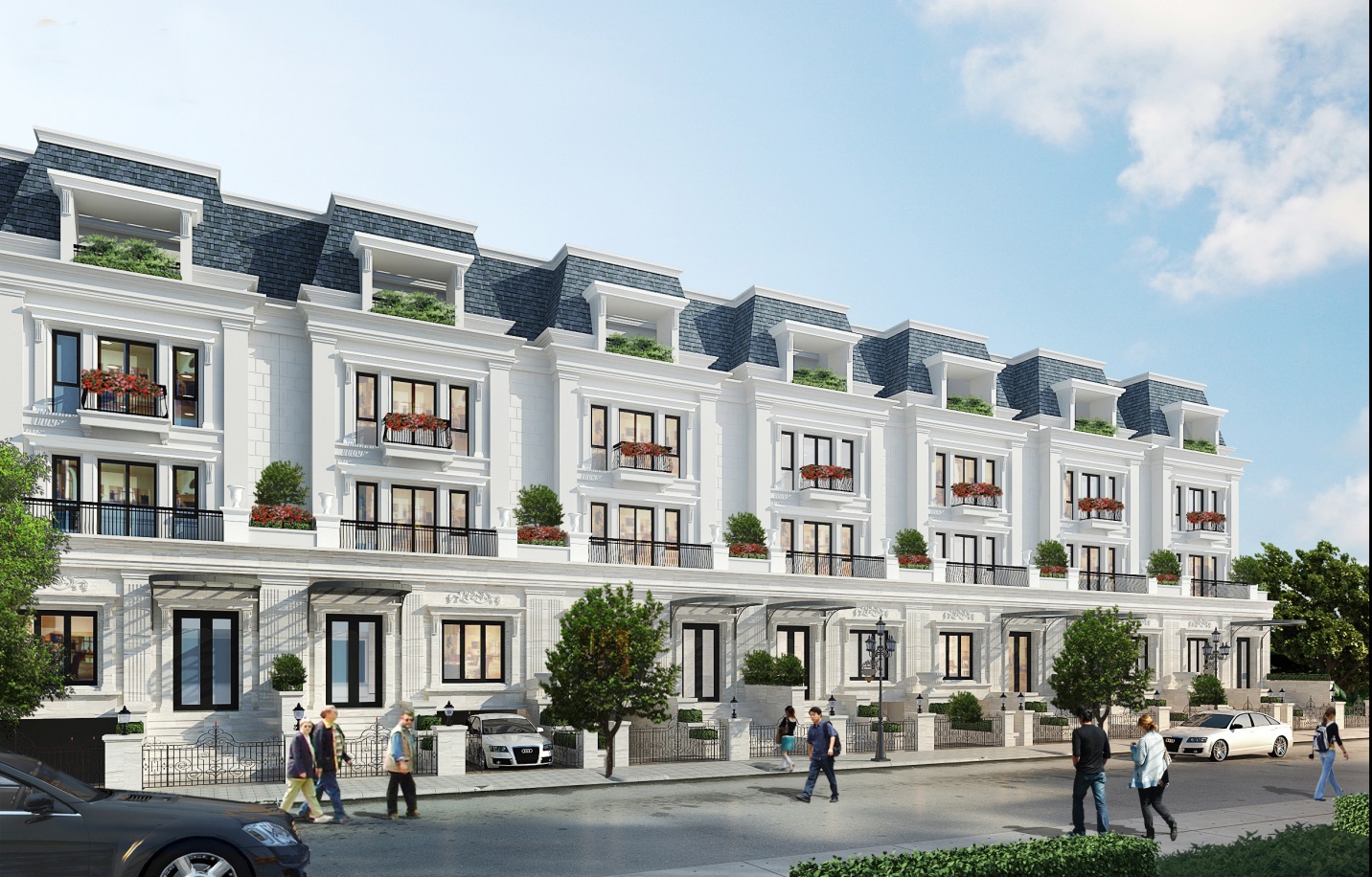 Đường đến dự án Sunshine Royal Capital