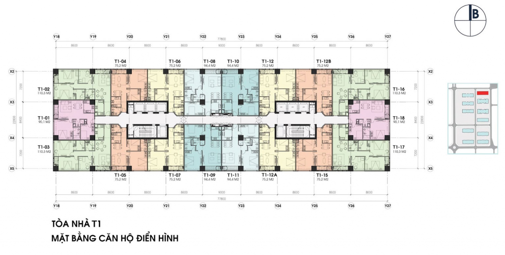 Mặt Bằng Thiết Kế Vinhomes Times City