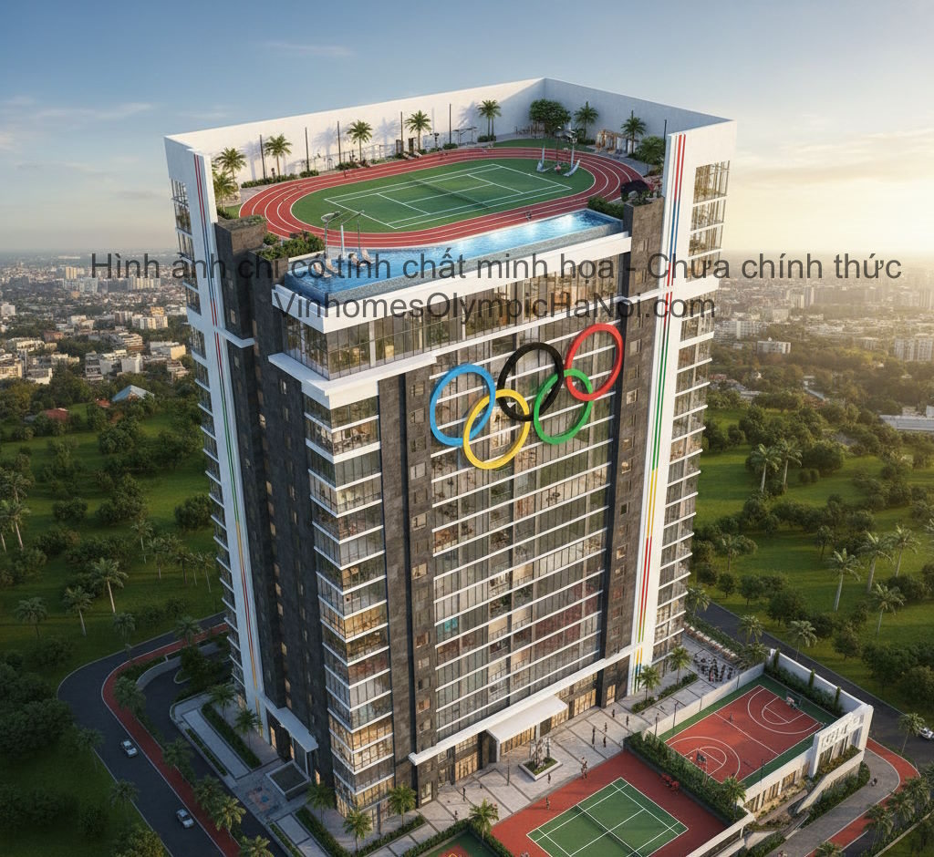 Cho thuê căn hộ 2 phòng ngủ chung cư Vinhomes Global Sportia Hà Nội Ngọc Hồi