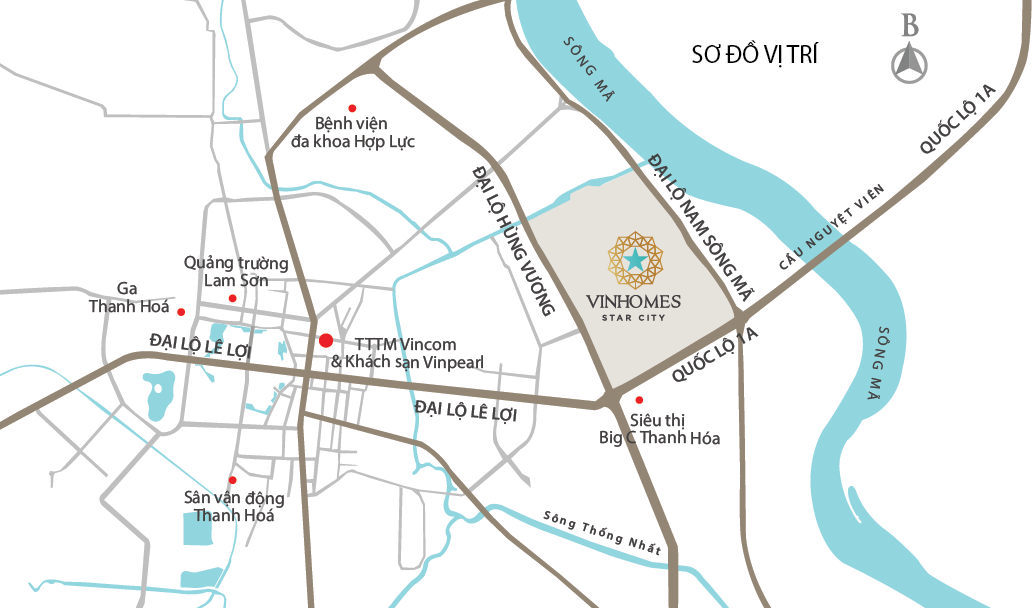 Đường đến dự án Vinhomes Star City Thanh Hóa
