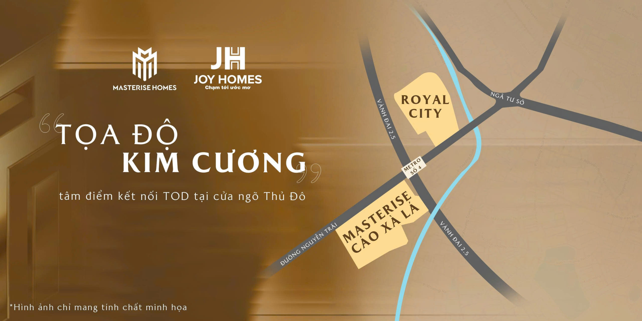 Vị trí Masterise Cao Xà Lá Nguyễn Trãi