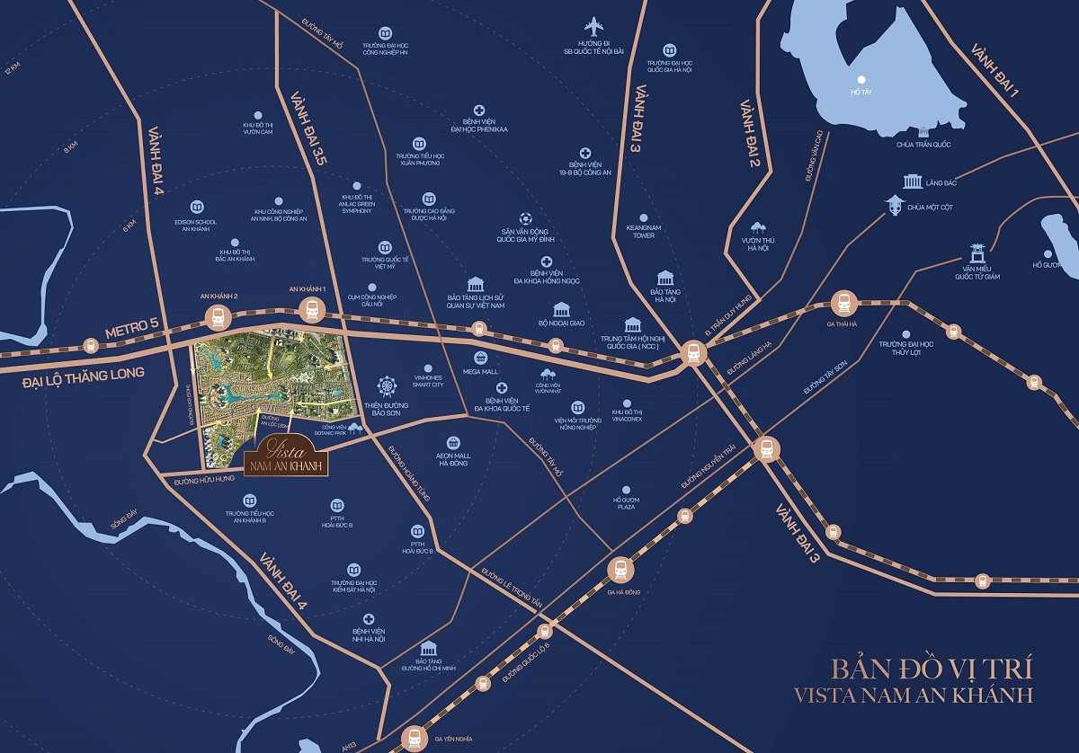 Đường đến Imperia Sky Park Nam An Khánh và lợi thế kết nối xuyên tâm phía Tây