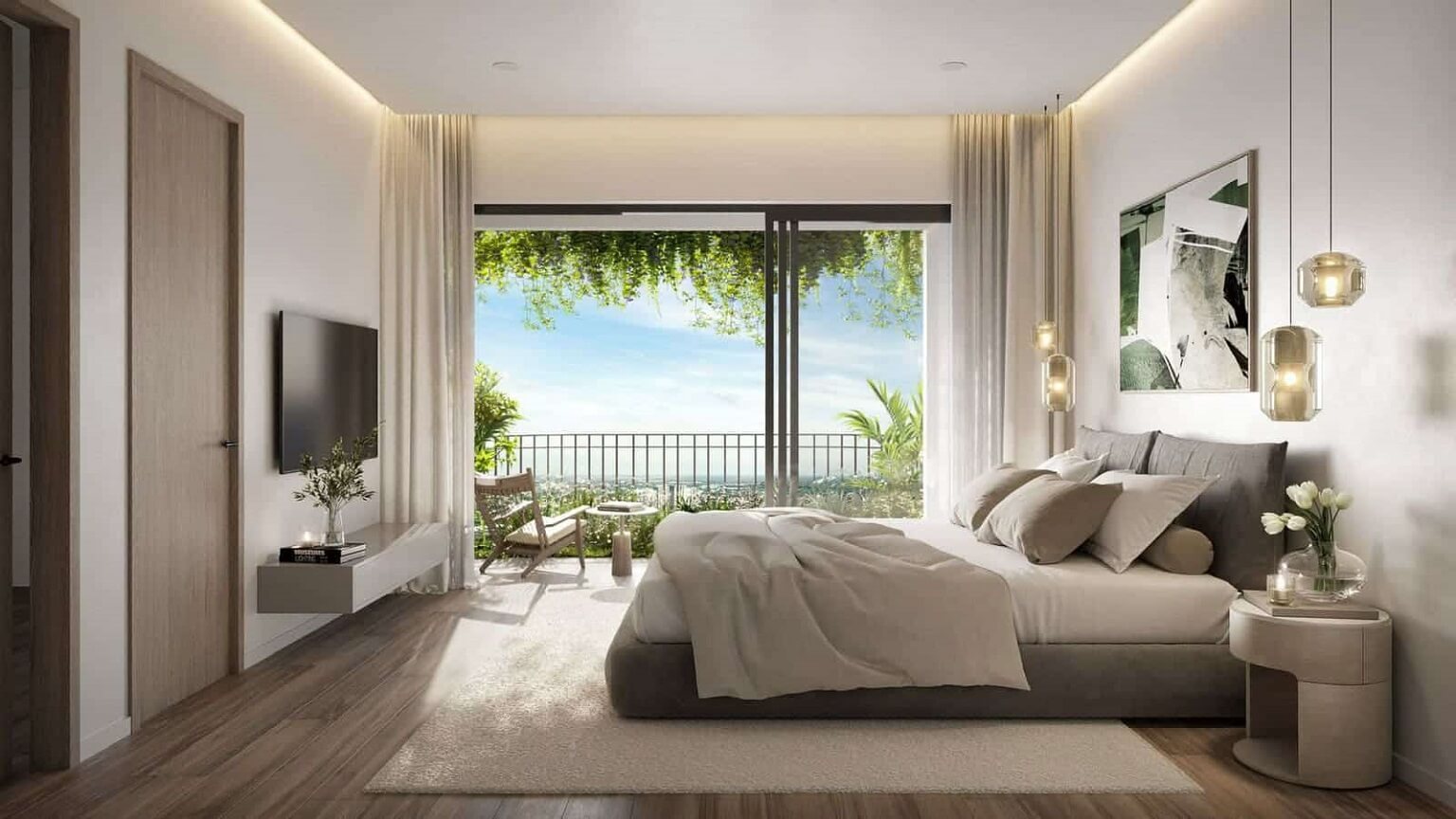 Cho thuê căn hộ 3 phòng ngủ Alluvia City Văn Giang