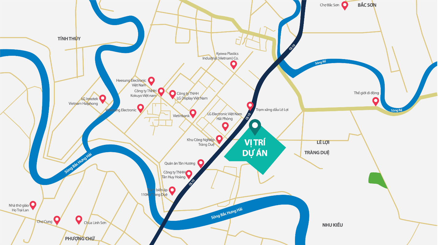 Vị trí dự án Seoul Eco Homes