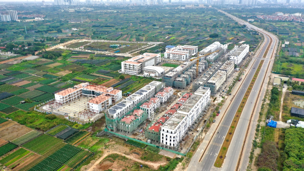 Tuyến đường Tây Thăng Long trên địa bàn quận Bắc Từ Liêm