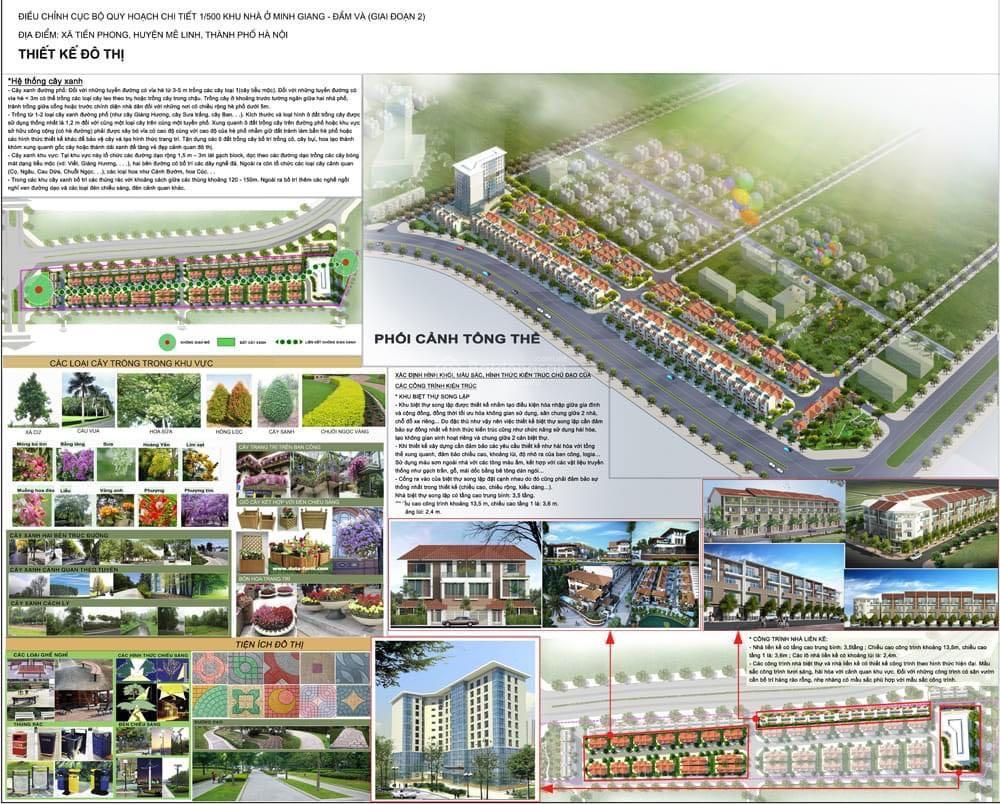 Thiết kế quy hoạch KĐT Minh Giang Đầm Và