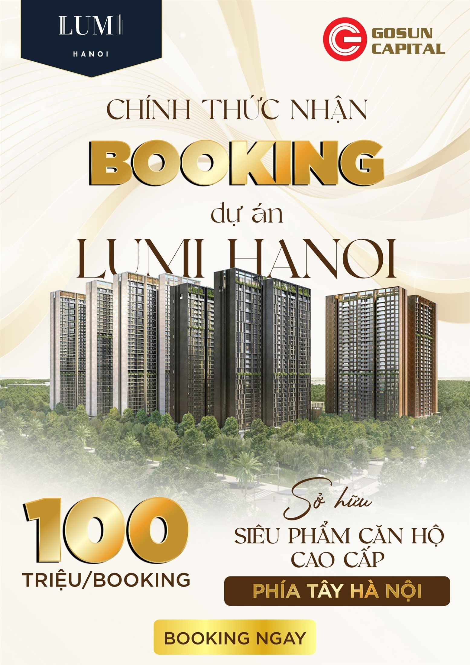 Nhận đặt chỗ sớm Lumi Hanoi