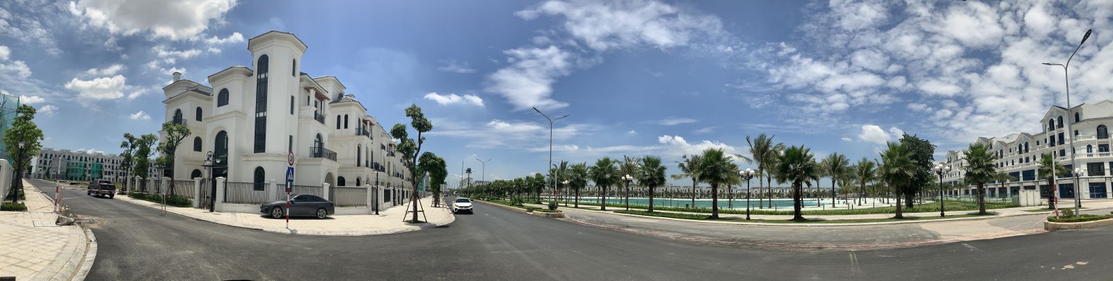 cảnh quan shophouse vinhomes ocesn park