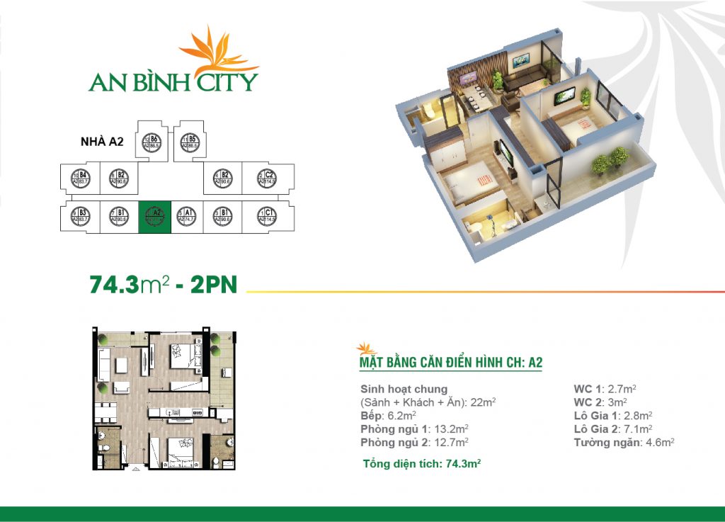Bán căn hộ An Bình City